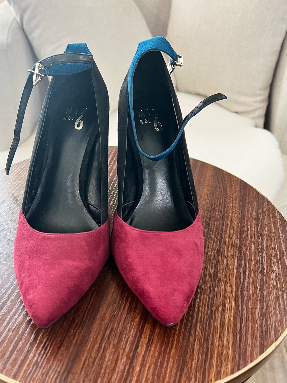 Mix No. 6 Layana Color Block Pointed Toe Pumps Heels Size 8M NIB